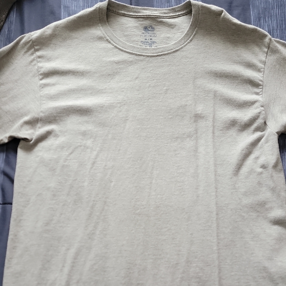 Classic Light Gray Men's Short Sleeve Tee